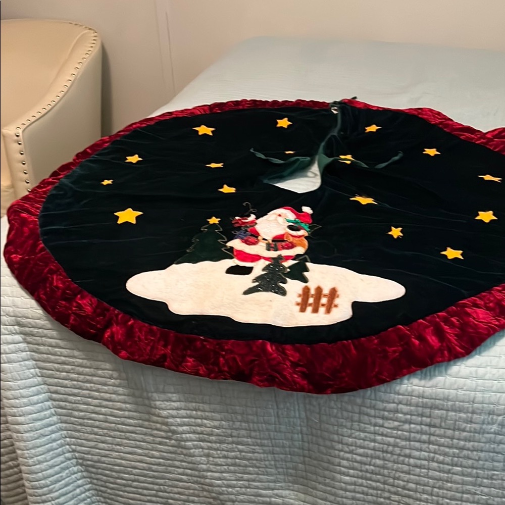 Velvet /Velour Christmas Tree Skirt